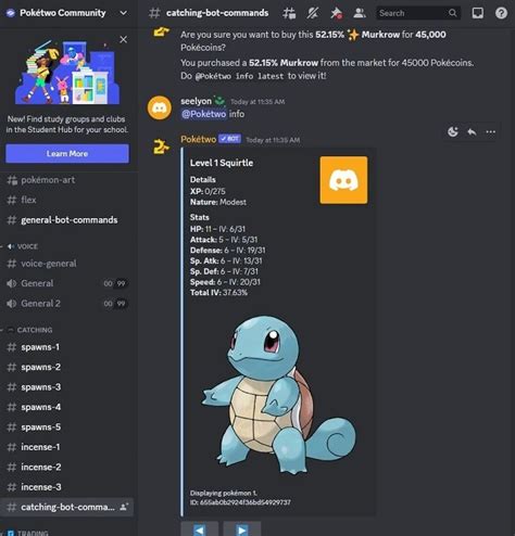 pokétwo pokemon list